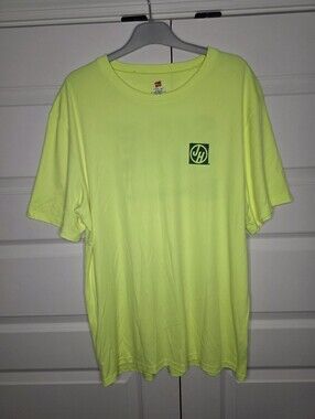 SEE DETAILS - Hanes Cool Dri Mens XL Bright Yellow - James Hardie - Work Shirt
